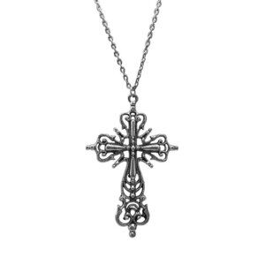 Gothic Design Cross Pendant Necklace Fashion Jewelry